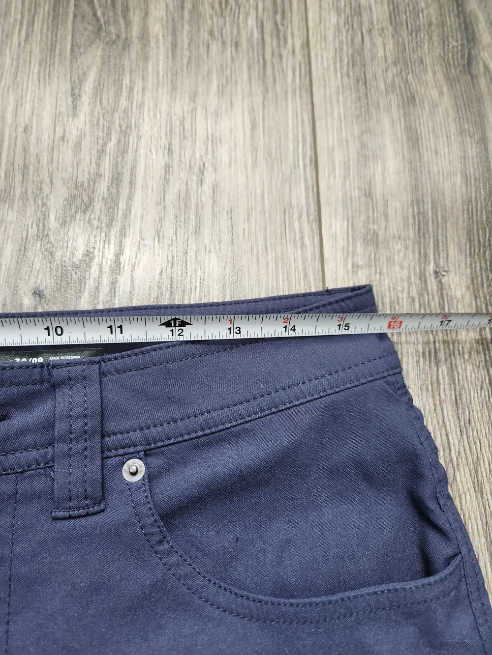 PrAna 1969731 Men's Brion Short II Blue Size 30x9 Standard Fit